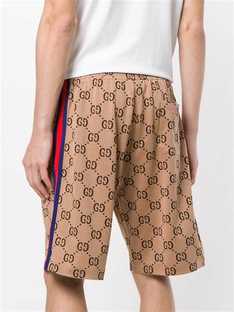 gucci brown shorts